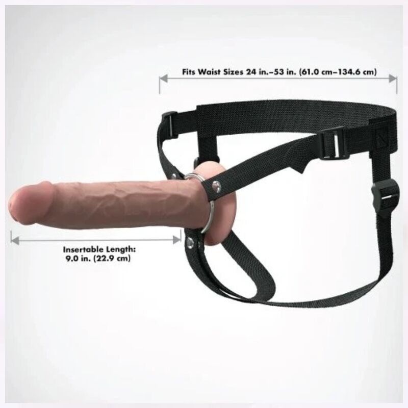 FANTASY X-TENSIONS - ELITE REALISTISCHE HOLLE STRAP-ON 24,1 CM