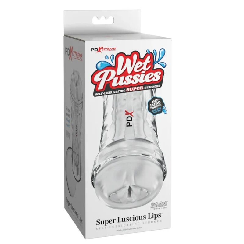PDX EXTREME - WET PUSSIES SUPER LUSCIOUS LIPS MALE MASTURBATOR