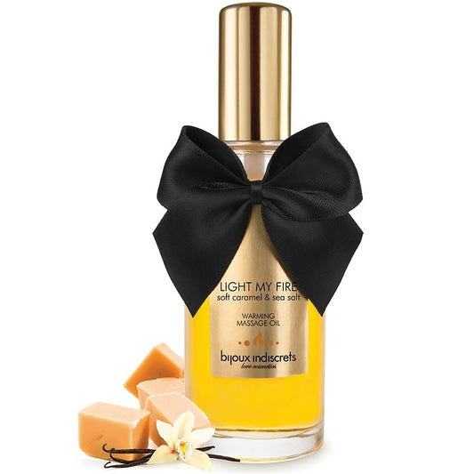 BIJOUX - MASSAGEOLIE WARMTE-EFFECT KARAMEL AROMA