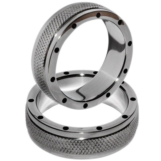 METALLEN HARD - METALEN RING VOOR PENIS EN TESTIKELS 40MM
