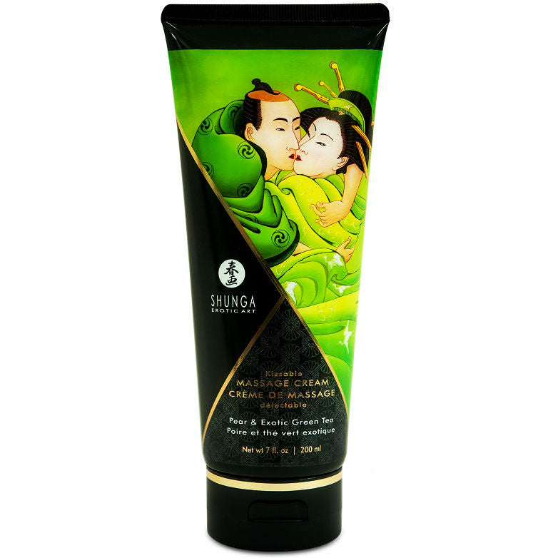 SHUNGA - MASSAGE CRÈME PEER EN GROENE THEE 200 ML