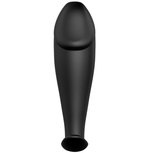 PRETTY LOVE - SILICONEN ANALE PLUG PENISVORM EN 12 TRILLINGSMODI ZWART