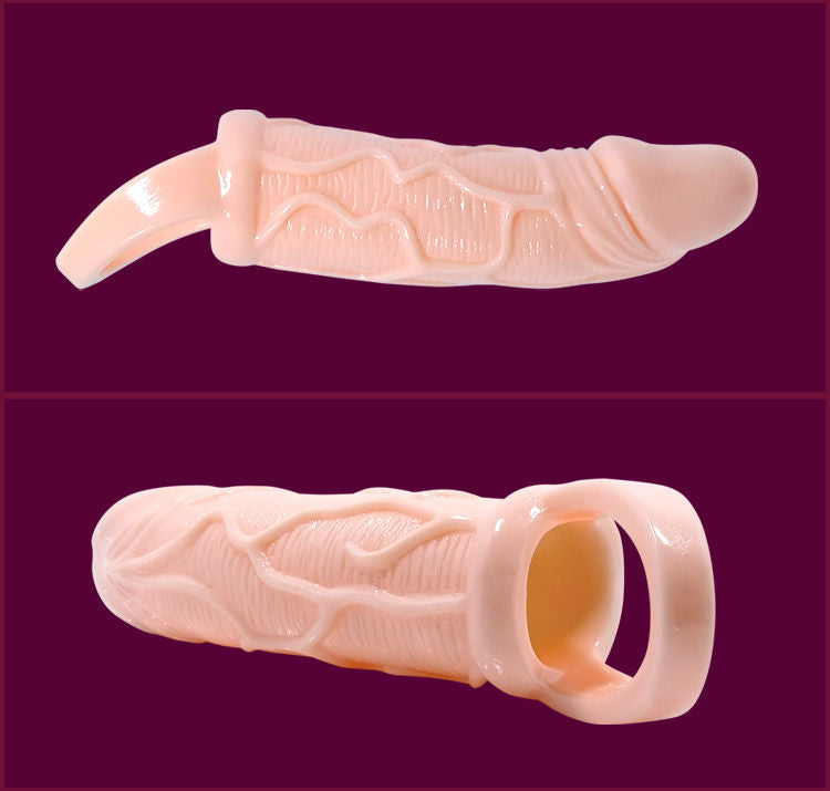 BAILE - PENISVERLENGHULS MET TRILLING EN BAND VOOR TESTIKELS 13,5 CM