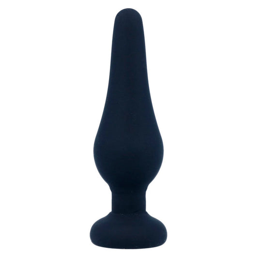 INTENSE - ANAALPLUG PIPO S ZWART SILICONE 9.8 CM