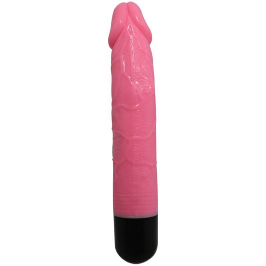 BAILE - KLEURRIJKE REALISTISCHE VIBRATOR ROZE 23 CM
