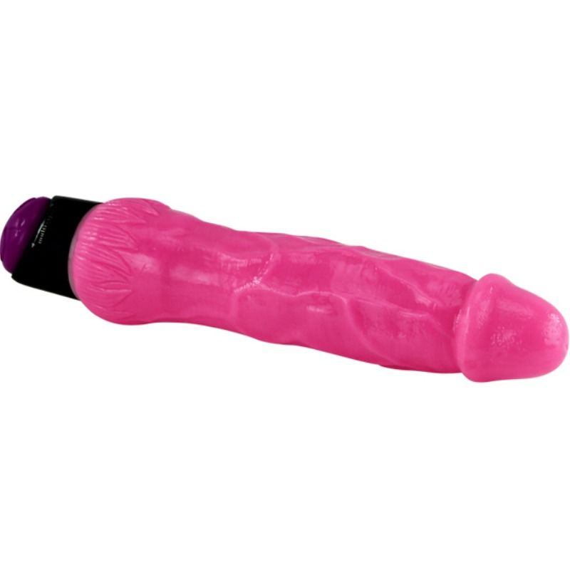 BAILE - KLEURRIJKE REALISTISCHE VIBRATOR ROZE 24 CM