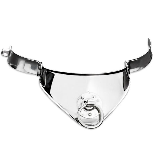METAL HARD - FIXATIEKRAAG MET RING EN HANGSLOT 12,5 CM