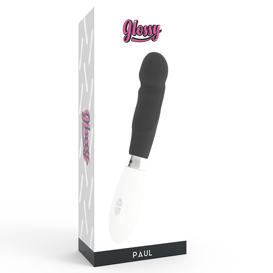 GLOSSY - PAUL VIBRATOR ZWART