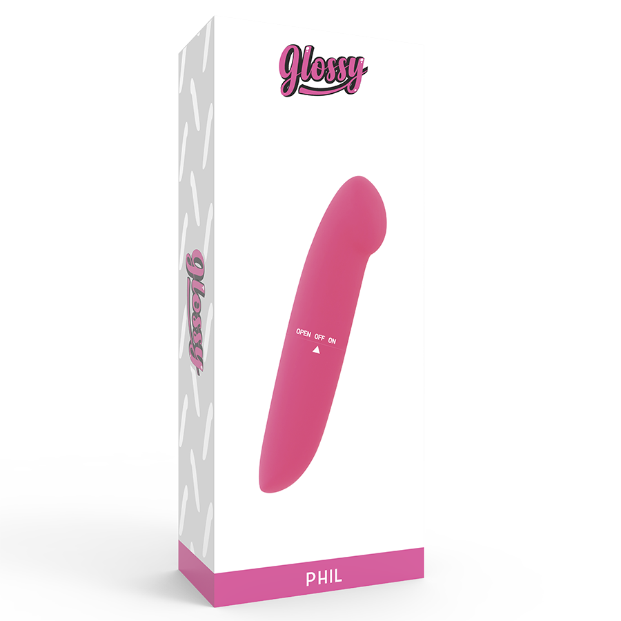 GLOSSY - PHIL VIBRATOR ROZE