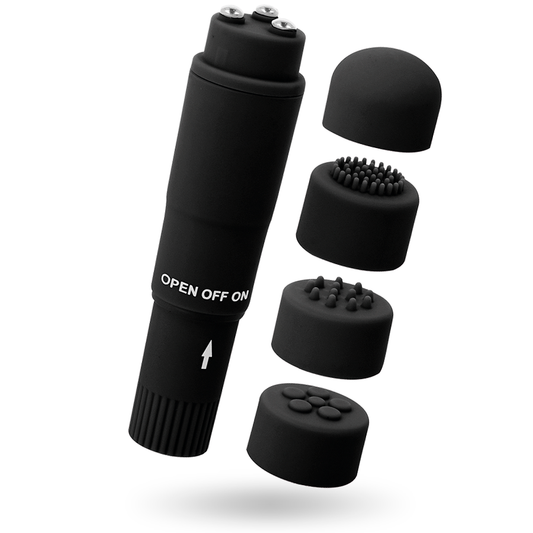 GLOSSY - KURT POCKET MASSAGER ZWART