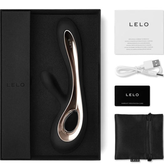 LELO - SORAYA 2 ZWARTE KONIJN VIBRATOR