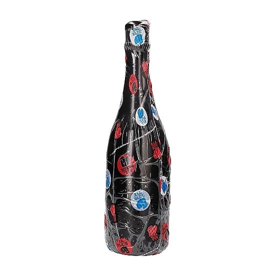 GEHEEL ZWART - ANALE FLES 34,5 CM