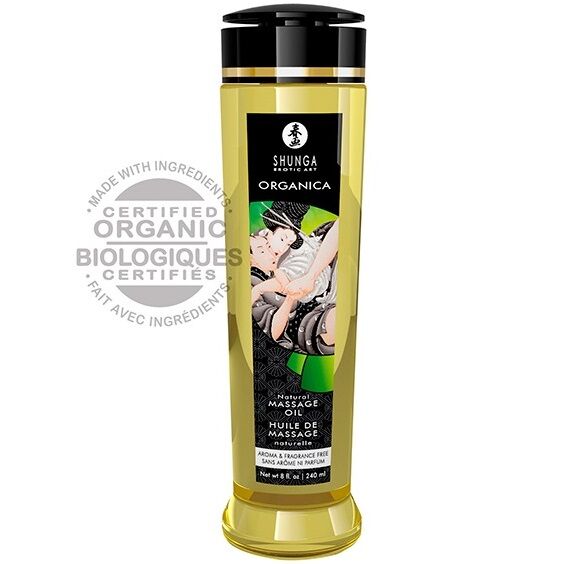 SHUNGA - NATUURLIJKE BIOLOGISCHE MASSAGEOLIE 240 ML