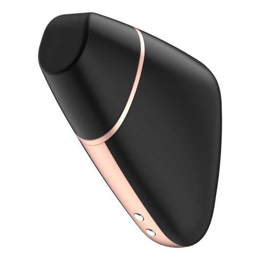 SATISFYER - LOVE TRIANGLE STIMULATOR EN VIBRATOR ZWART