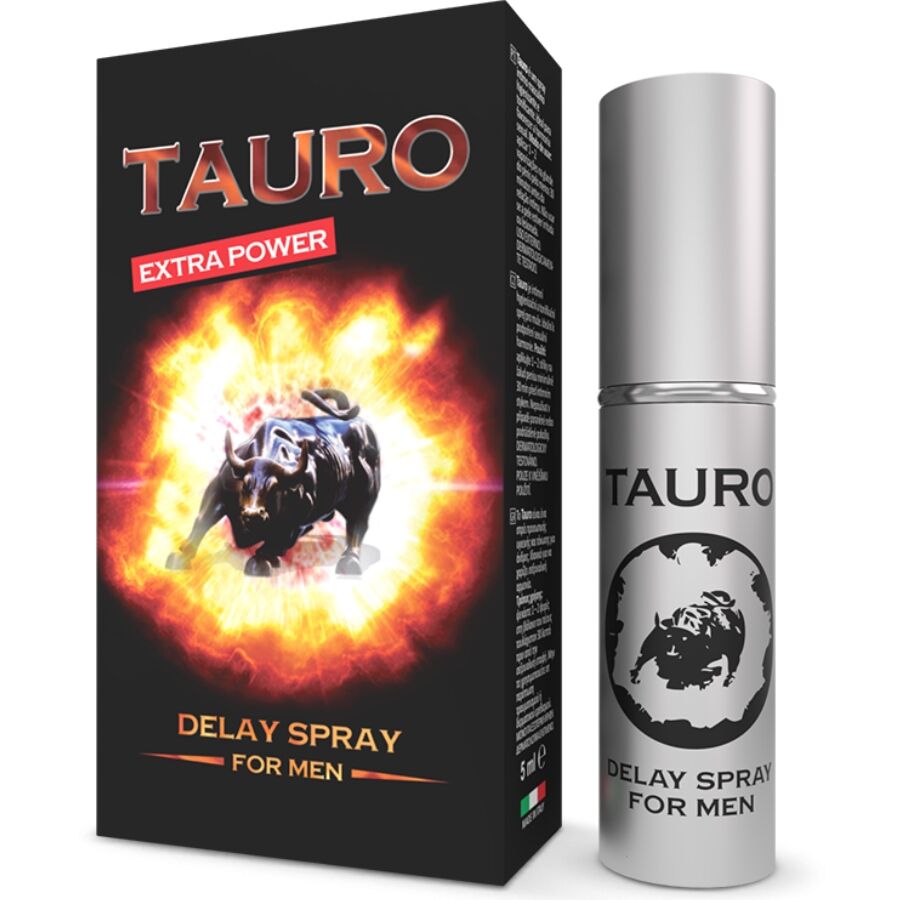 TAURO - EXTRA KRACHT VERTRAGINGSSPRAY VOOR MANNEN 5 ML