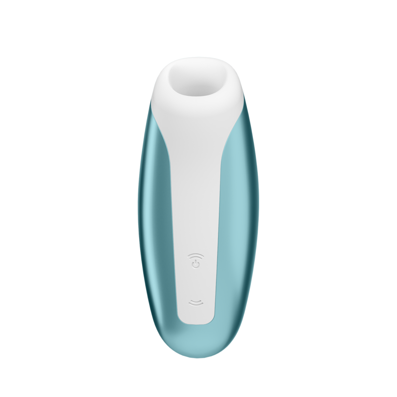 SATISFYER - LOVE BREEZE ZUIGVIBRATOR IJZIG BLAUW