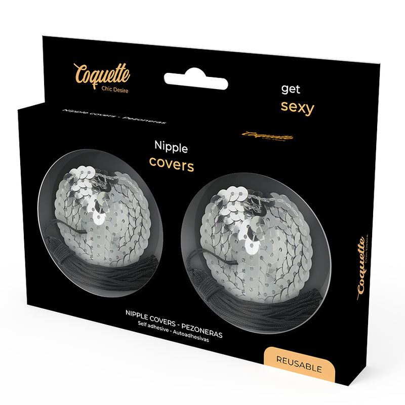 COQUETTE CHIC DESIRE - NIPPELKAPJES ZILVER