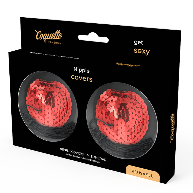 COQUETTE CHIC DESIRE - NIPPLE COVERS ROOD