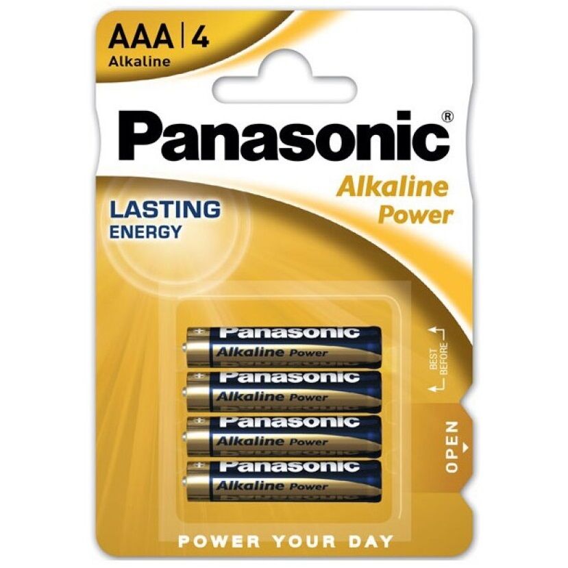 PANASONIC - BRONS BATTERIJ AAA LR03 4 stuks