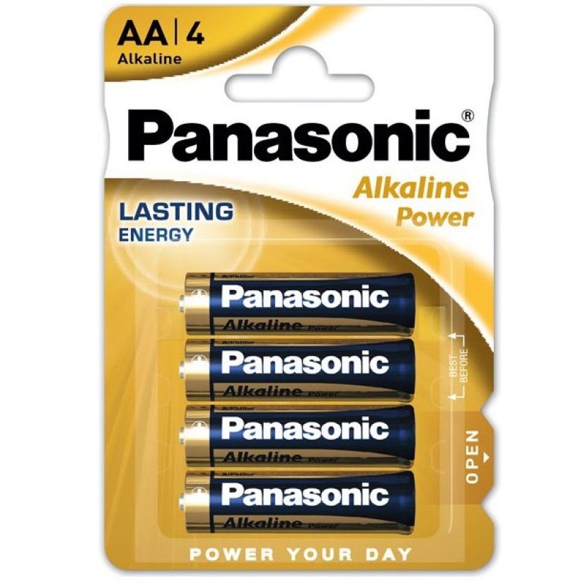PANASONIC - BRONS BATTERIJ AA LR6 4ST