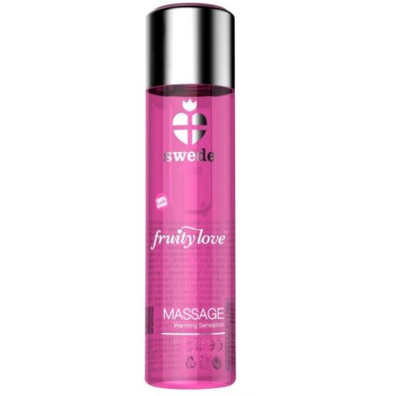 SWEDE - FRUITY LOVE VERWARMEND EFFECT MASSAGEOLIE ROZE GRAPEFRUIT MET MANGO 60 ML