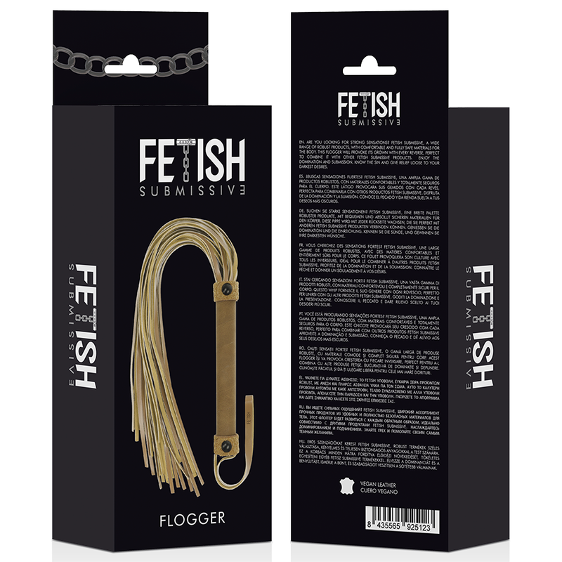 FETISH SUBMISSIVE ORIGEN - VEGAN LEREN ZWEEP