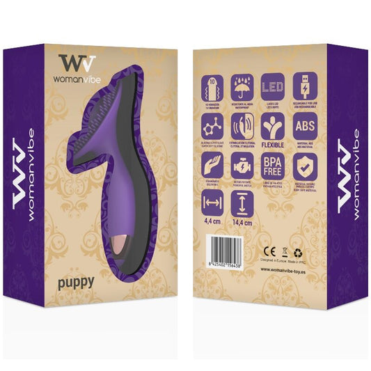 WOMANVIBE - OPPLADBARE SILICONEN PUPPY STIMULATOR