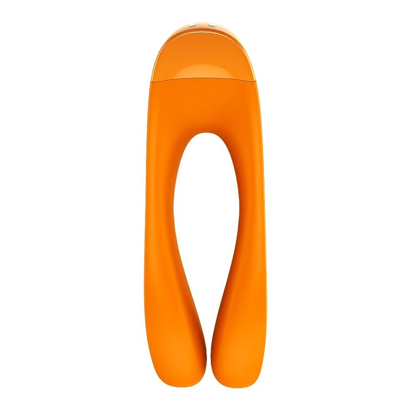 SATISFYER - CANDY CANE VINGERVIBRATOR ORANJE