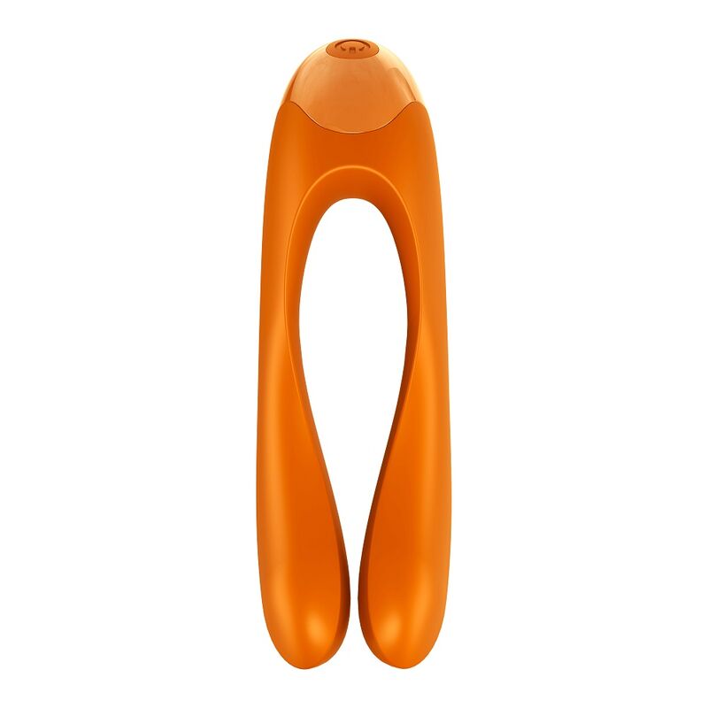 SATISFYER - CANDY CANE VINGERVIBRATOR ORANJE