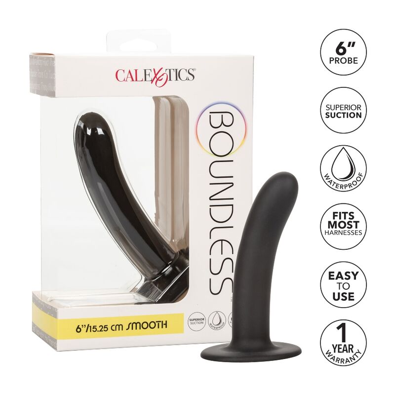 CALEXOTICS - BOUNDLESS DILDO 15,25 CM HARNESS COMPATIBEL GLAD