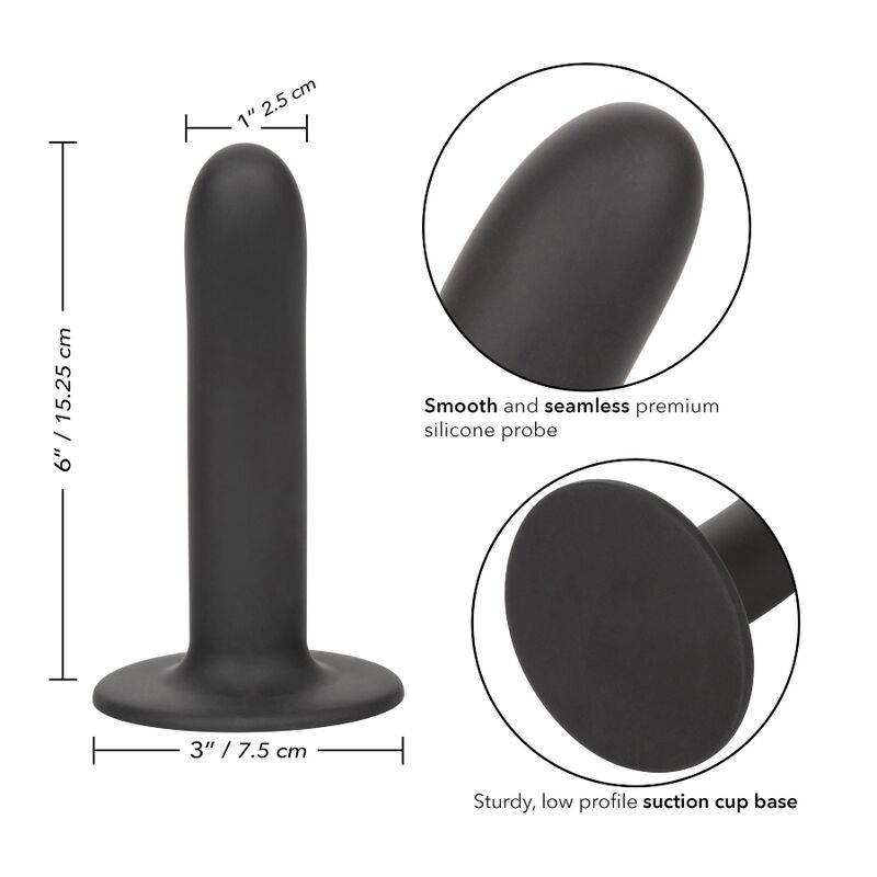 CALEXOTICS - BOUNDLESS DILDO 15,25 CM HARNESS COMPATIBEL GLAD