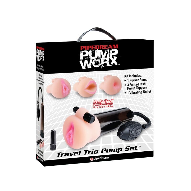 PUMP WORX - ZUIGPOMP MET MASTURBATOR
