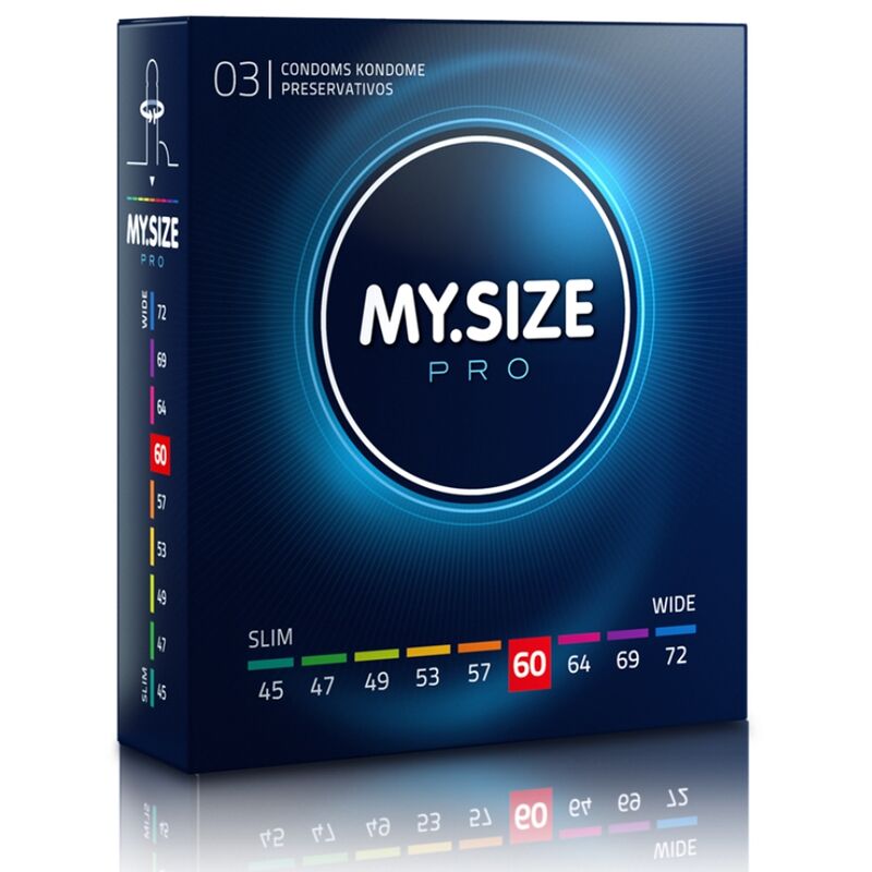 MY SIZE - PRO CONDOMS 60 MM 3 STUKS