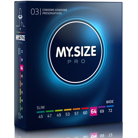MY SIZE - PRO CONDOMS 64 MM 3 STUKS