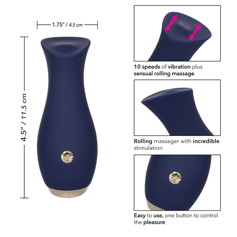 CALEXOTICS - CHIQUE TULP MASSAGER - BLAUW