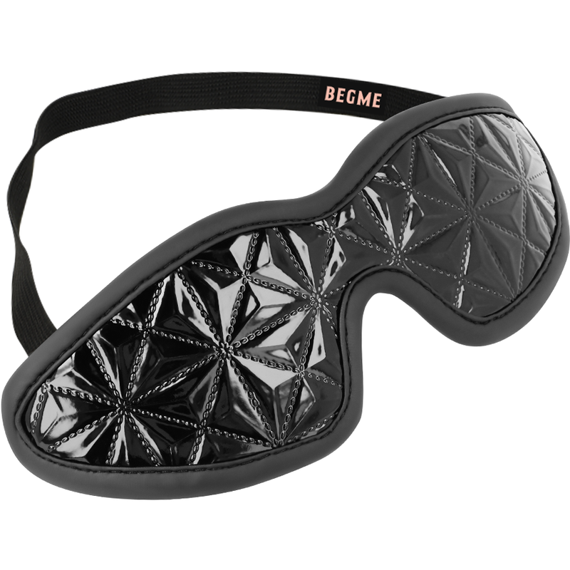 BEGME - ZWARTE EDITIE PREMIUM BLINDDOEK MET NEOPREEN VOERING