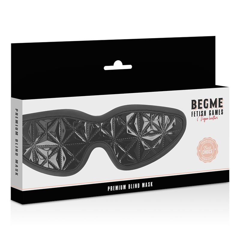 BEGME - ZWARTE EDITIE PREMIUM BLINDDOEK MET NEOPREEN VOERING