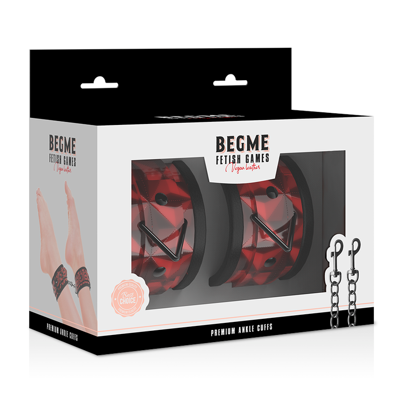 BEGME - RED EDITION PREMIUM ENKELBANDEN MET NEOPREEN VOERING