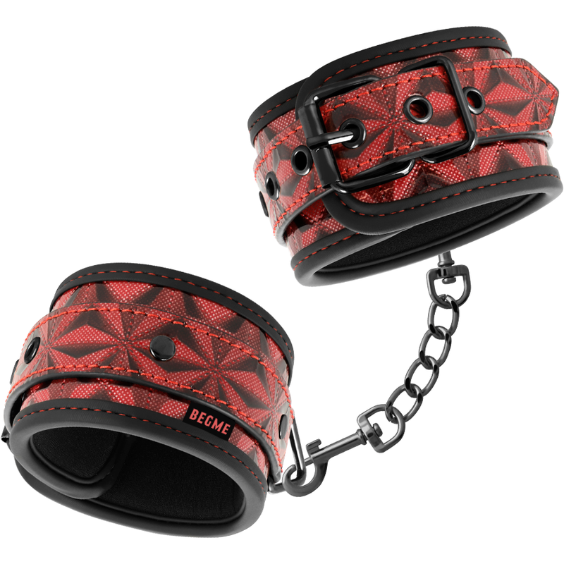 BEGME - RED EDITION PREMIUM ENKELBANDEN MET NEOPREEN VOERING