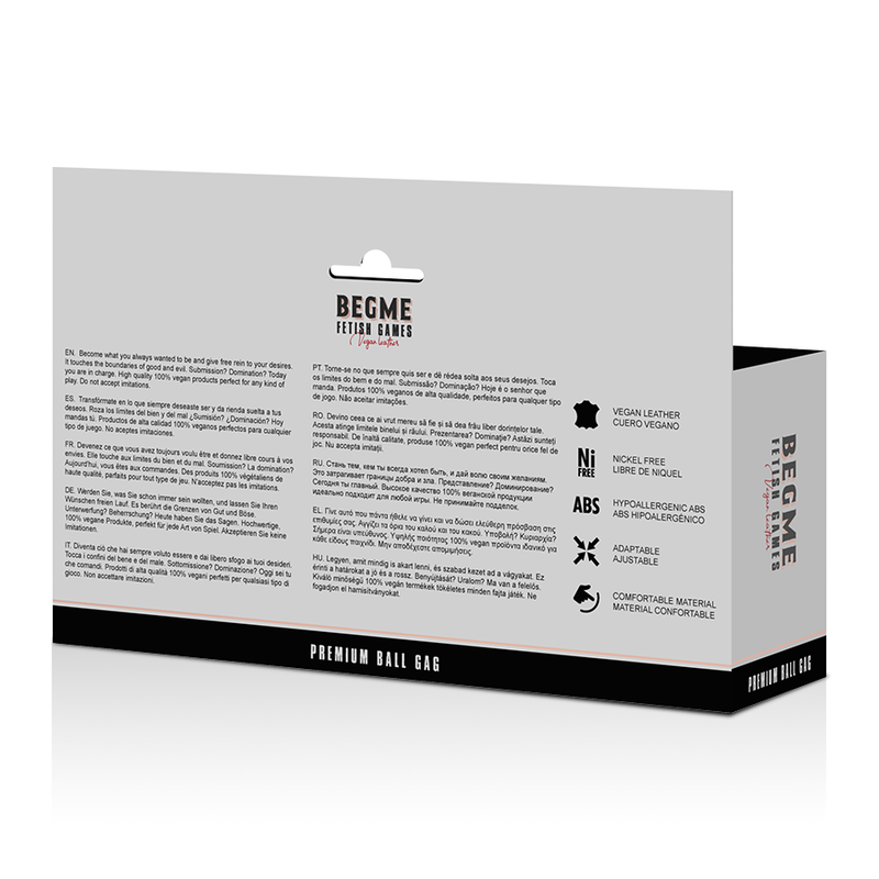 BEGME - RED EDITION VEGAN LEREN KAAK