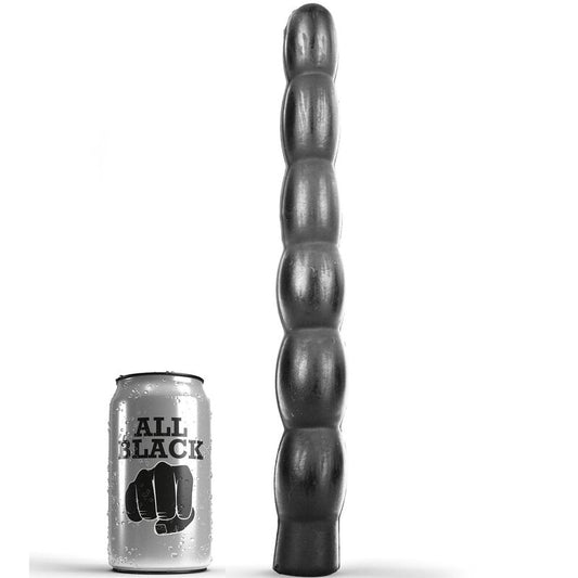 HELEMAAL ZWART - ANALE DILDO 32 CM