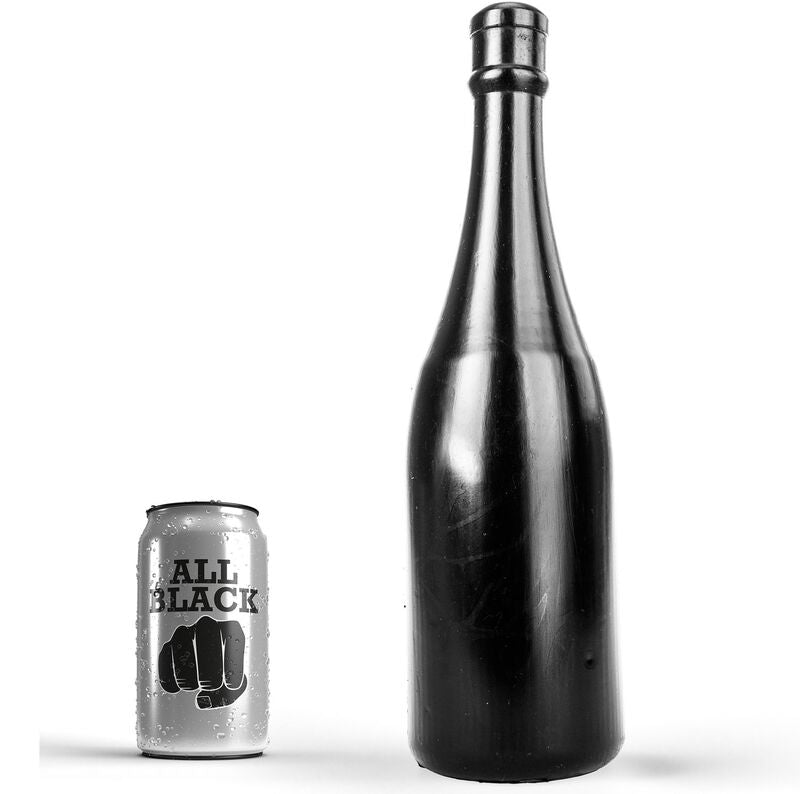 GEHEEL ZWART - ANALE FLES 34,5 CM