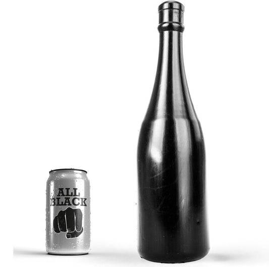 GEHEEL ZWART - ANALE FLES 34,5 CM