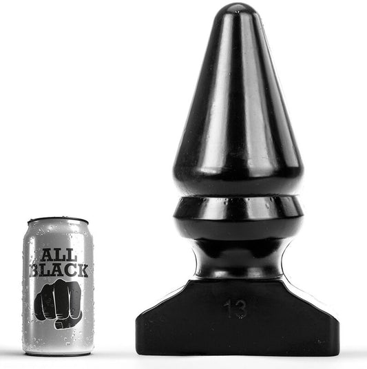 GEHEEL ZWART - ANAALPLUG 28,5 CM