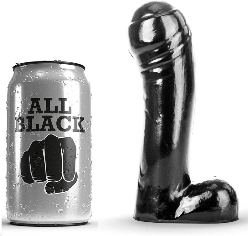 HELEMAAL ZWART - DILDO ZWART 15 CM