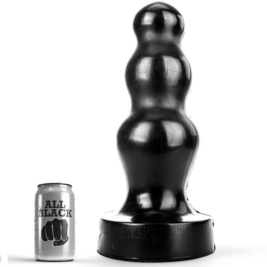 VOLLEDIG ZWART - PLUG GROOT 38 CM