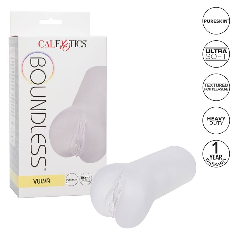 CALEXOTICS - BOUNDLESS VULVA STROKER TRANSPARANT