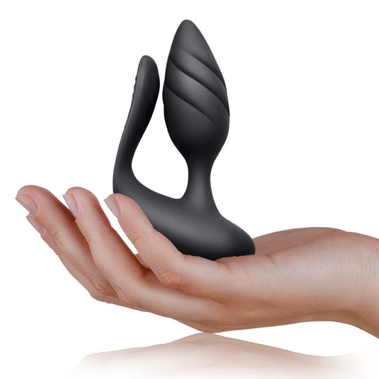 ROCKS-OFF - COCKTAIL PLUG AFSTANDSBEDIENING - ZWART