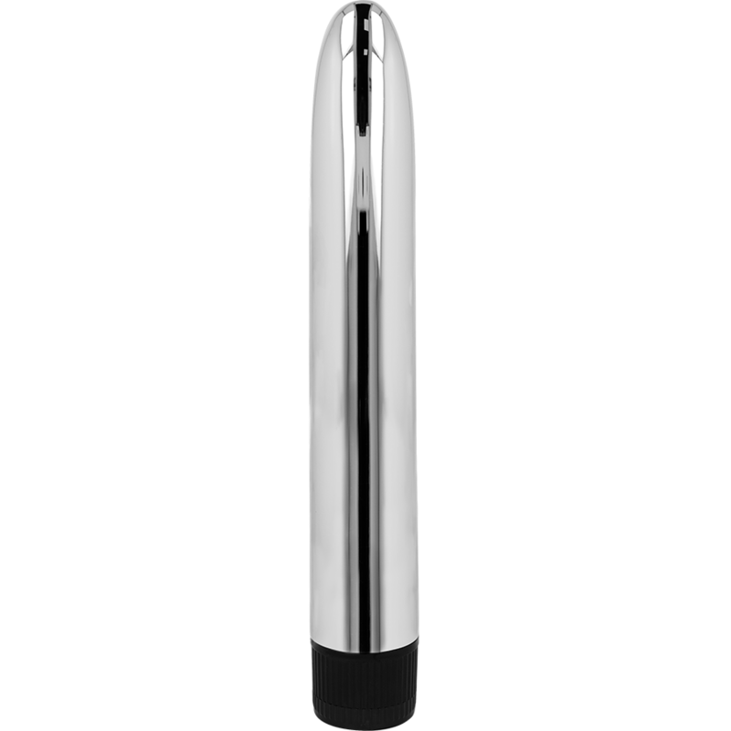 OHMAMA - KLASSIEKE ZILVEREN VIBRATOR 17,5 CM