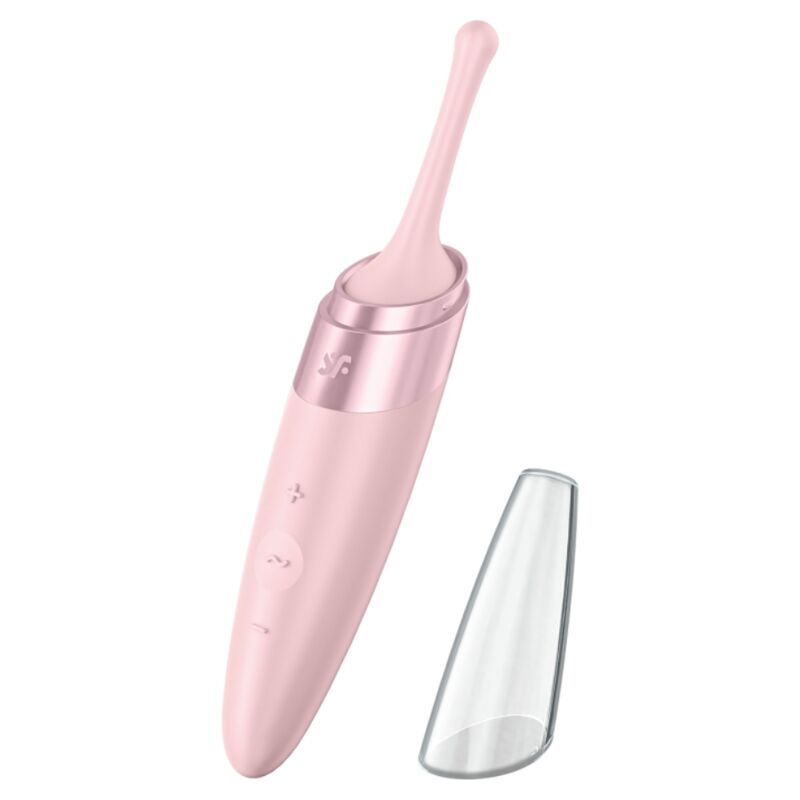 SATISFYER - TWIRLING DELIGHT CLIT TIP VIBRATOR ROZE